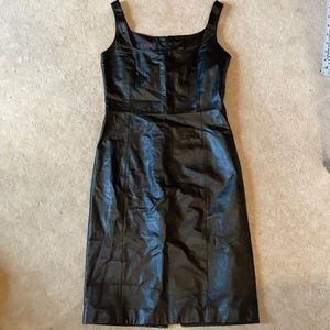 Ralph Lauren leather dress size 6